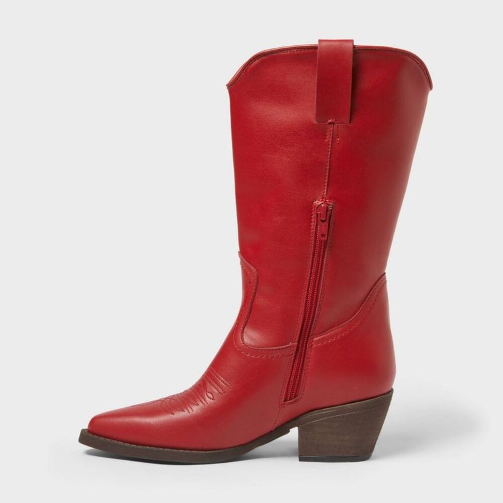 Universal Thread - Women’s Reed Boots with Memory Foam Insole - Unive Red - Picture 2 of 3